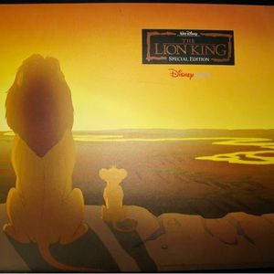 Vintage Perfect Disney The Lion King Exclusive Set Of 4 Lithograph P…